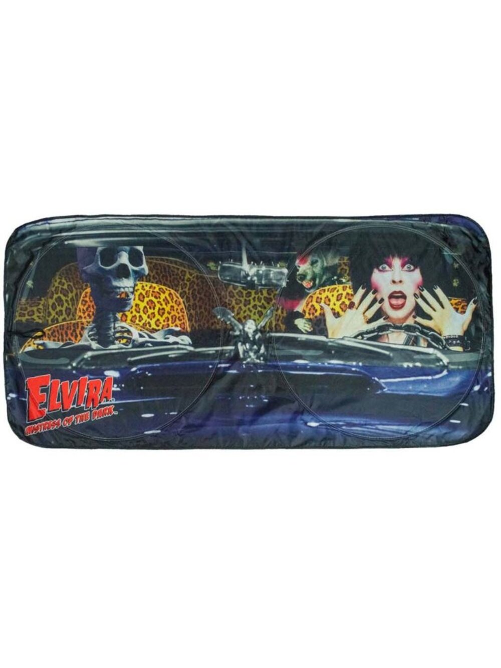 Elvira Car Auto Car Sun Visor Windshield Shade Cover Storage Pouch NWT